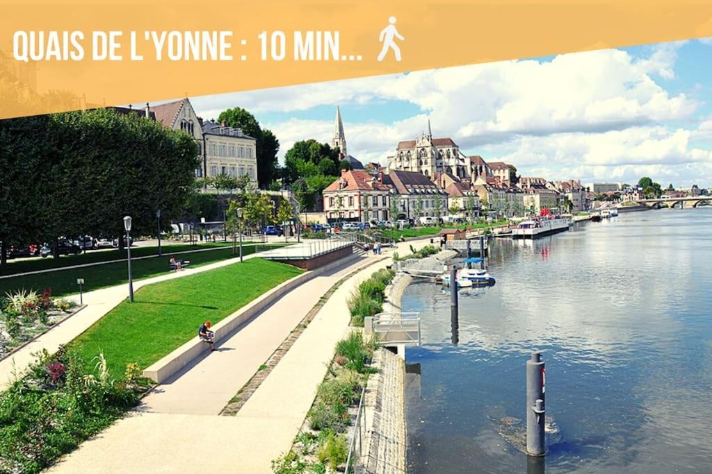 La Belle Vie - Appartement Cosy Au Centre-Ville Auxerre Exteriör bild
